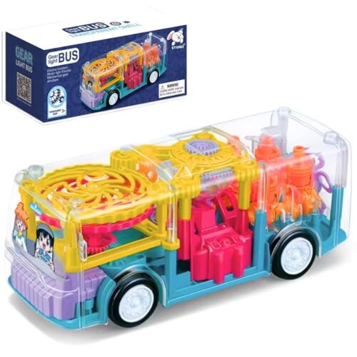 Transparent Toy Bus